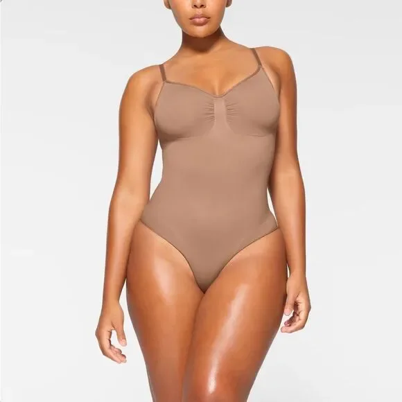 Skims Seamless Sculpt Brief Bodysuit In Sienna Size XL NWOT - Picture 2 of 6